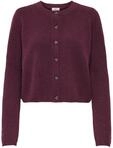 ONLY Damen Strickjacke | Knit Fit, Langarm, Kurz, Casual, Bei max. 30 grad im
