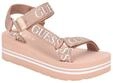 GUESS Avin Keilsandalen f&uuml;r Damen, Ros&eacute;gold, 38.5 EU