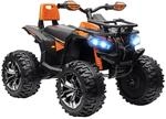 HOMCOM Elektro Quad f&uuml;r Kinder 12V 10Ah mit 2 Motor f&uuml;r 3-5 Jahre Orange |...