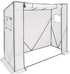 WOLTU Foliengew&auml;chshaus 130 g/m&sup2;, PE halbtransparente Tomatengew&auml;chshaus,...