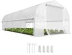 Outsunny Gew&auml;chshaus 6 x 3 x 2 m Foliengew&auml;chshaus mit 8 Fenster & T&uuml;r,...