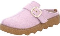 Rohde Damen Pantoffel Softfilz Hausschuh mit Plateau und Schnalle Foggia-D 6117,