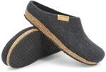 Stegmann 208 Filz-Hausschuh f&uuml;r Damen & Herren aus Merino-Filz Graphite, 39