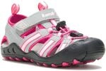 Kamik M&auml;dchen Crab Flache Sandale, Grau Grey Pink Gpi, 32 EU