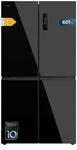 Cecotec Side-by-Side K&uuml;hl-Gefrierkombination 4 T&uuml;ren Bolero CoolMarket 4D 601 Black