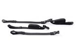 SW-MOTECH ROK straps 2 verstellbare Spanngurte. Schwarz. 310-1060 mm