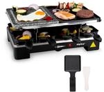 alpina Elektrogrill WJ-K202A - Tischgrill Elektrisch 1200W - Raclette 8 Personen mit