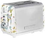 VQ Laura Ashley 2-Scheiben-Toaster mit einstellbaren Heiz-, Auftau- und...
