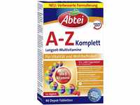 Abtei A-Z Komplett Langzeit-Multivitamine - 24 Vitamine und Mineralstoffe -