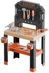 Smoby &ndash; Black+Decker Werkbank &ndash; 78 Zubeh&ouml;rteile inkl. 7 Werkzeuge wie S&auml;ge,