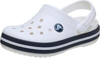 Crocs Unisex-Kinder Crocband Clog K, Wei&szlig; Marineblau, 28/29 EU