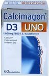 Calcimagon D3 UNO 1000 mg / 800 I.E. Kautabletten, 60 St. Tabletten