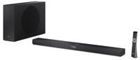 SHARP HT-SBW320 2.1-Kanal Ultra-Slim Soundbar mit kabellosem Subwoofer, ROKU Ready,