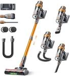 SMOTURE Akku Staubsauger Kabellos mit 1M Schlauch,50kPa/600W/65Min kabelloser