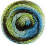 LANA GROSSA Meilenweit Color Mix | Merino-Dochtgarn mit Farbverlauf f&uuml;r Socken,