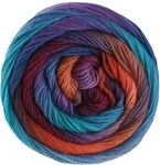 LANA GROSSA Meilenweit Color Mix | Merino-Dochtgarn mit Farbverlauf f&uuml;r Socken,