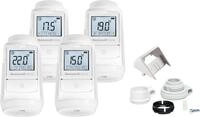 Honeywell Home Evohome Radiator Thermostat 4 Pieces with Adapters - Room for Room,