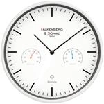 Falkenberg & S&ouml;hne Funkwanduhr, 25 cm, Quarzuhrwerk, DCF77-Signal, Kunststoff,
