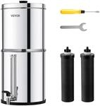 VEVOR Schwerkraft Wasserfiltersystem Edelstahl Arbeitsplattensystem 7+8,5L