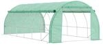 Outsunny Foliengew&auml;chshaus Polytunnel 6 x 3 x 2 m begehbares Gew&auml;chshaus mit