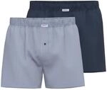 Seidensticker 2er-Pack Herren Boxershorts &ndash; Feine Webware, 100% Baumwolle,...