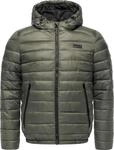 Ragwear Herren warme Winterjacke mit verstellbarer Kapuze in rei&szlig;fester