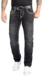 Rock Creek Herren Jeans Hose Comfort Fit Dicke N&auml;hte Jeans Herrenjeans Herrenhose