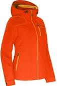 Bergson KURRIKA | Damen Regenjacke, Netzfutter, 20000 mm Wassers&auml;ule, Paprika Flame