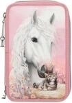 Depesche 13687 Miss Melody True Friends - Gef&uuml;llte 3-Fach Federtasche in Rosa,...