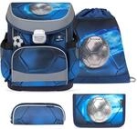 Belmil Mini-Fit Schulranzen Set 4 -teilig (405-33/AG/S) (Football 4)