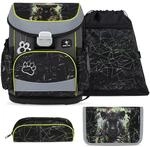 Belmil Mini-Fit Schulranzen Set 4 -teilig (405-33/AG/S) (Black Panther)