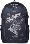 Walker Schulrucksack Rucksack mit Laptopfach Fame 2.0 LED Backpack 28L Super...