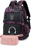 Asge Schulrucksack M&auml;dchen Teenager Rucksack Maedchen Coole Schule Daypacks Kinder