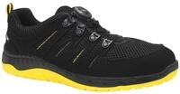 ELTEN Berufsschuh Maddox BOA Black-Yellow Low ESD O1, Damen und Herren, Textil,