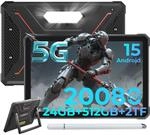 HOTWAV R9 Ultra Outdoor Tablet - Red Android 15, 11" 2K FHD+ Rugged Tablets