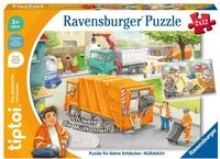 Ravensburger tiptoi Puzzle 00138 Puzzle f&uuml;r kleine Entdecker: M&uuml;llabfuhr,