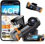 VANTRUE N5S 4 Kanal STARVIS 2 Dashcam Auto 2.7K+ 1080P+ 1080P+ 1440P Vorne Innen