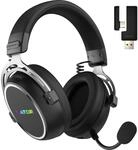 HATOR Hypergang 3 Wireless Gaming-Headset &ndash; Hi-Res Audio, Hybrid ANC, 45h Akku,