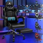 ALFORDSON Gaming Stuhl Massge Videospielstuhl, ergonomischer B&uuml;rostuhl,