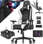 KESSER&reg; Gamingstuhl Ergonomisch Gaming Stuhl B&uuml;rostuhl mit Kopfst&uuml;tze &