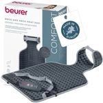 Beurer HK 64 Grey Heizkissen f&uuml;r R&uuml;cken & Nacken, W&auml;rmekissen mit Schnellheizung