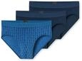 Schiesser Herren 3 Pack Slips Bio Baumwolle Multipack - 95/5 Organic