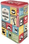 Nostalgic-Art Retro Kaffeedose, 1,3 l, Coffee Collage &ndash; Geschenk-Idee f&uuml;r