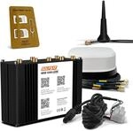 SELFSAT MWR 5560 eSIM 5G Cat 19 WLAN Router bis 3,4 Gbps inkl. SATCO 5G Antenne wei&szlig;