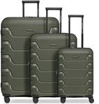 SMARTBOX Koffer Set 3-teilig Erweiterbar, Hartschalen Reisekoffer Set S M L,...