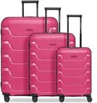 Smartbox Koffer Set 3-teilig Erweiterbar, Hartschalen Reisekoffer Set S M L, Leichtes