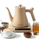 CHiATO flowPLAY Wasserkocher Temperatur Einstellbar 0,6L &ndash; Kleiner Edelstahl