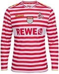 hummel 1. FC K&ouml;ln Karneval Trikot Langarm 2025/2026 Wei&szlig; weissrot, 2XL Herren