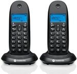 Motorola C1002CB+ &ndash; Packung mit 2 digitalen DECT-Schnurlostelefonen &ndash;