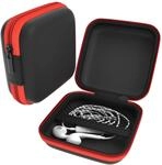 EAZY CASE Universal Tasche f&uuml;r In-Ear Kopfh&ouml;rer mit Netzfach - Hardcase